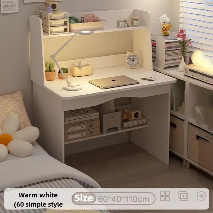 Bureau, étagère, bureau d'ordinateur intégré, chambre à coucher, petite table pour les étudiants pou