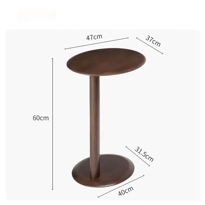 MOMO-Petite table d'appoint en bois massif, table basse, chevet, canapé, mini, créative, balcon, cha