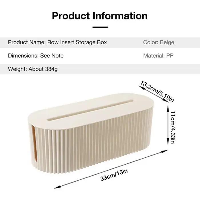 Boîte de gestion de câbles 33x13.2x11cm, panneau de jonction de fil, boîte de rangement, cacher les 