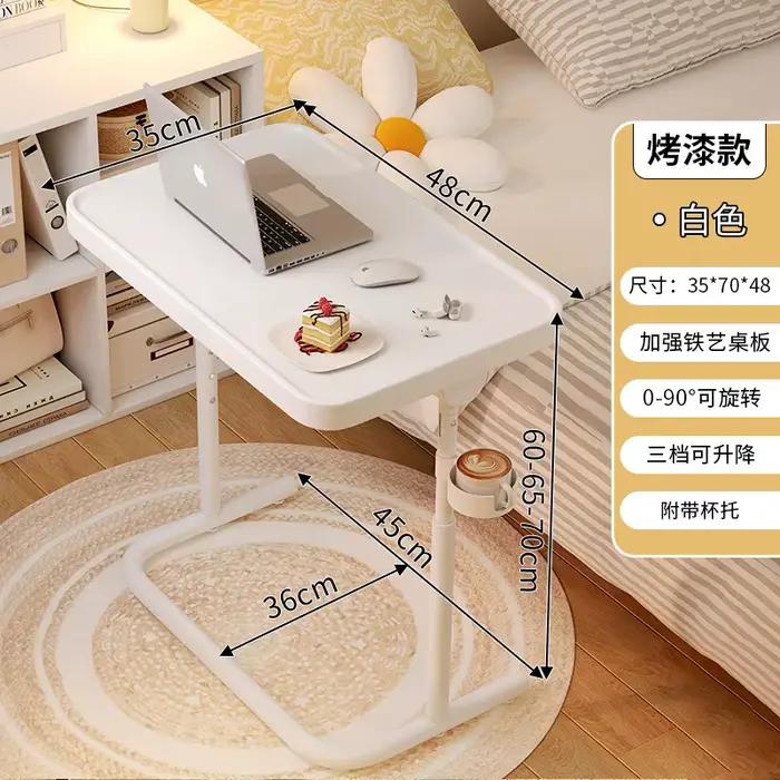 Table mobile moderne réglable, petite table d'appoint, table basse pour appartement, table centrale 
