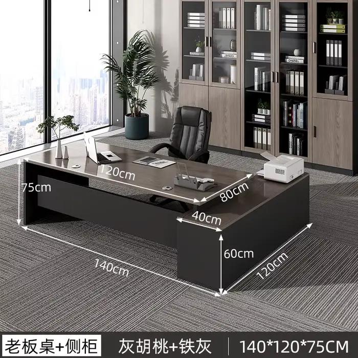 Bureau de travail moderne et créatif, design esthétique, gain de place, mobilier postmoderne tendanc