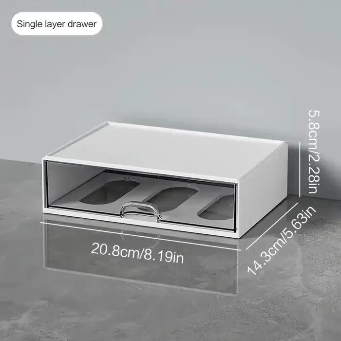 Boîte de rangement à tiroirs combinés de bureau, organisateur de bureau, cloison raisonnable, access
