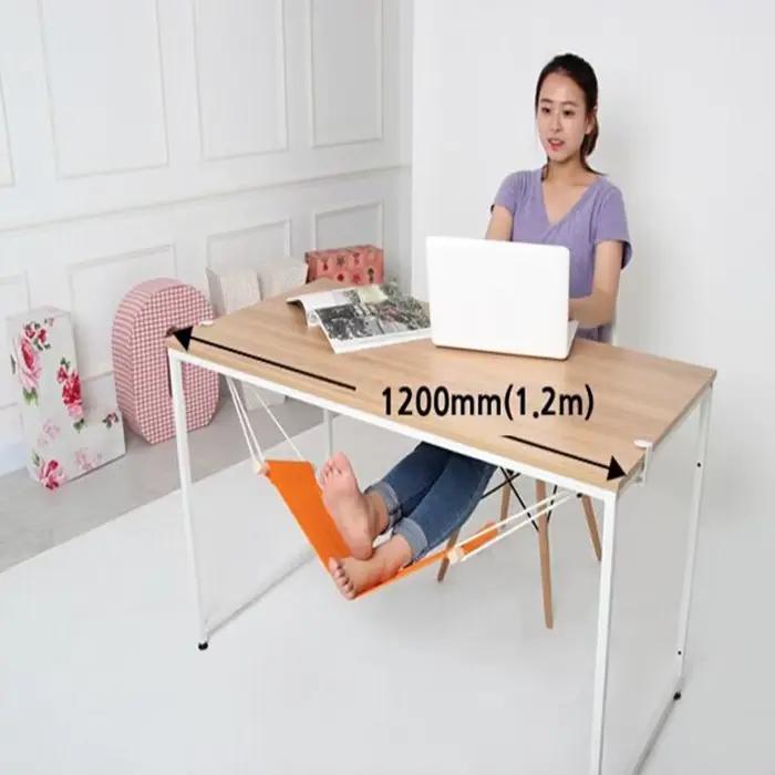 Repose-pieds de bureau avec sangle réglable et durable, hamac fixe fermement, repose-pieds de bureau