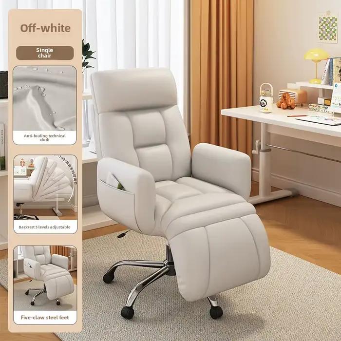 Chaise d'ordinateur confortable pour la maison, canapé paresseux, sédentaire, dossier, bureau, étudi