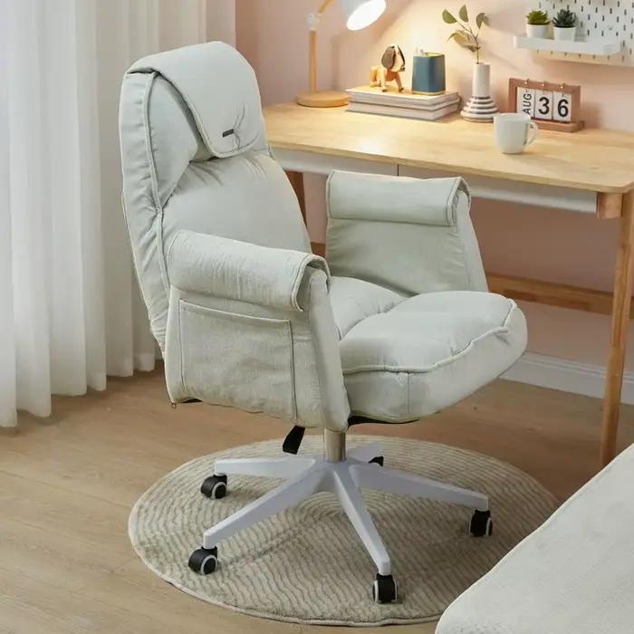 Chaise de gamer ergonomique confortable, fauteuil rotatif de loisirs, canapé d'ordinateur de levage,