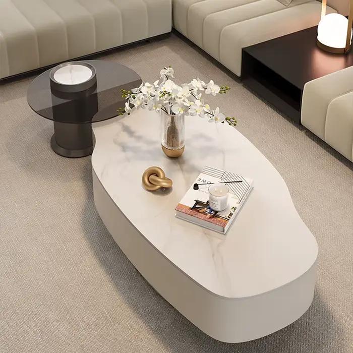 Table d'appoint minimaliste debout, cuisine nordique de luxe, table basse peu encombrante japonaise,