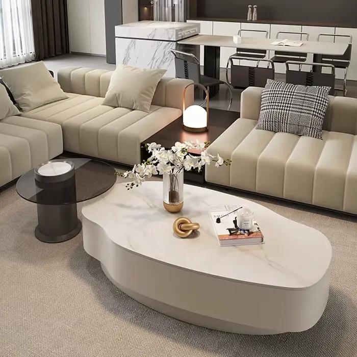Table d'appoint minimaliste debout, cuisine nordique de luxe, table basse peu encombrante japonaise,