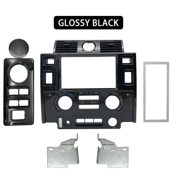 Accessoires de voiture, style automobile, autoradio double DIN, kit de tableau de bord, console cent
