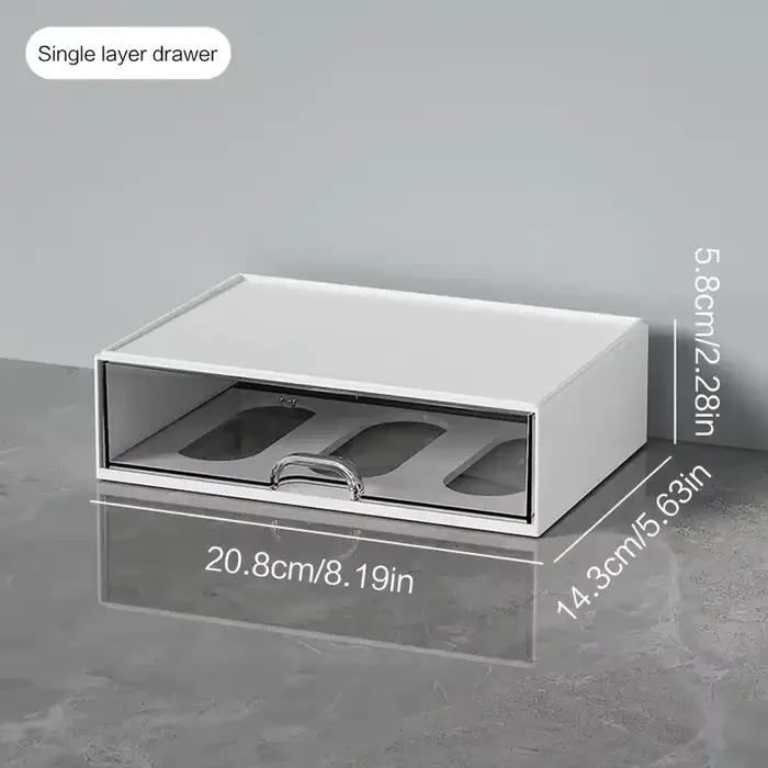 Boîte de rangement à tiroirs combinés de bureau, organisateur de bureau, porte-stylo, tiroirs de pap
