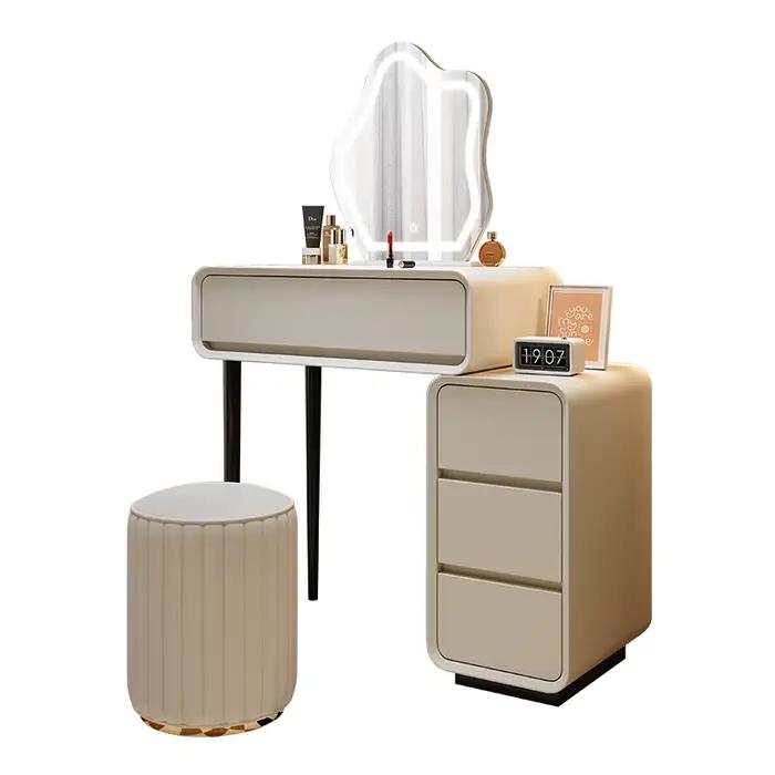 Tiroirs nordiques Coiffeuse moderne minimaliste organisateur coin maquillage Coiffeuse miroir pas ch