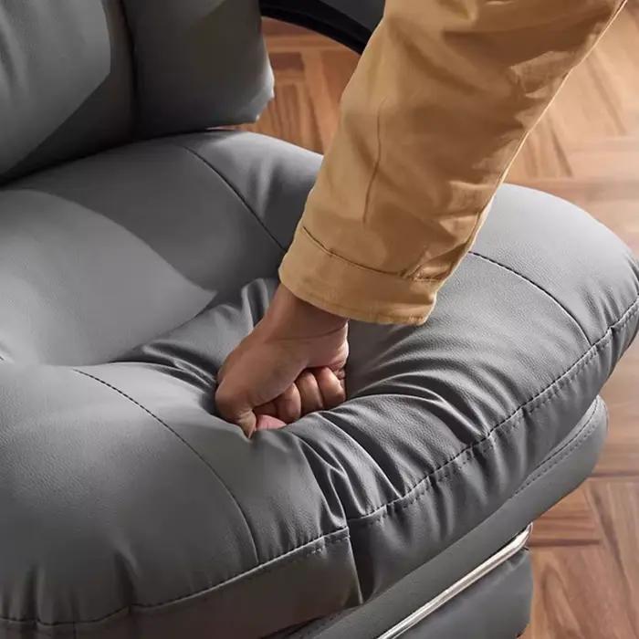 Chaise de Bureau Ergonomique Nordique de Luxe, Fauteuil Moderne et Confortable, Mobilier de Jeu Rela
