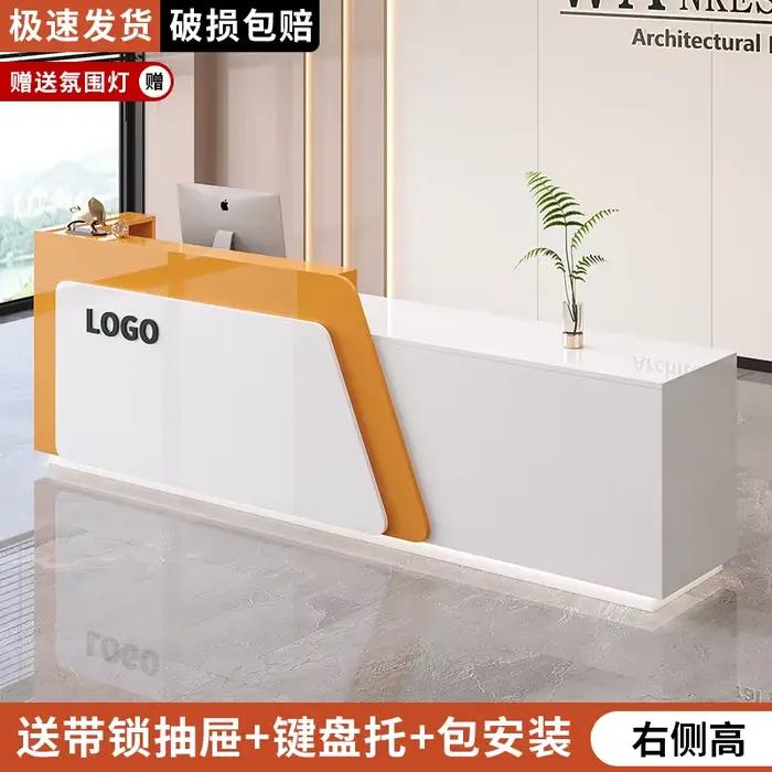 Bureau de réception personnalisé créatif Premium exquis beauté bureaux de réception à la mode luxe B