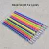 Recharges de marqueurs 24 couleurs pour bureau et école, stylo Gel pour aquarelle, fournitures de re