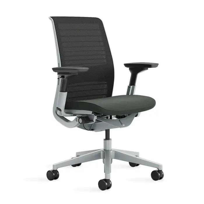 Accoudoir noir de remplacement pour Steelcase Think V1 V2, 1 paire, pièce de rechange pour ordinateu