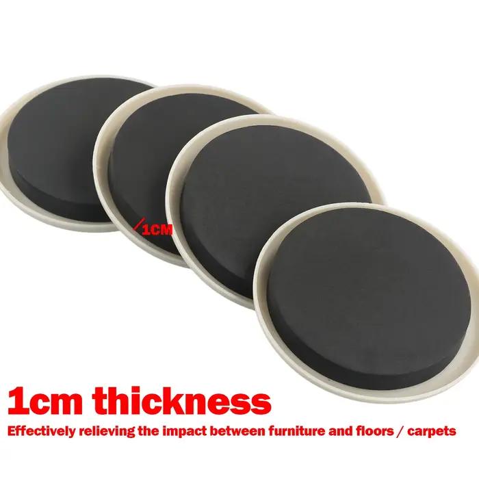 Curseur de meubles rond pour se déplacer, grands appareils électroménagers, accessoires, 3.5 ", 4 pi