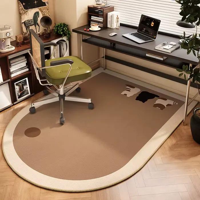 Tapis simple en forme d'arche VIKAMA, coussin de siège pour bureau, salle de réunion, chambre à couc