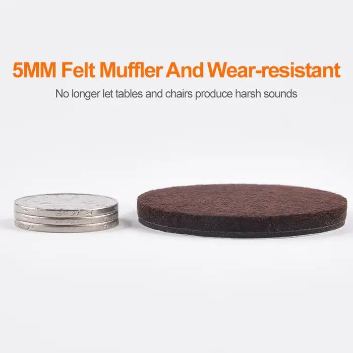 Coussinets de pieds de chaise en feutre, protections de sol pour meubles de Table, capuchons de pied