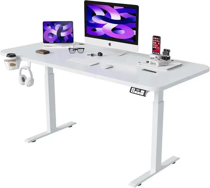 Pour bureau réglable 63x24 pouces bureau debout électrique assis debout bureau hauteur réglable post