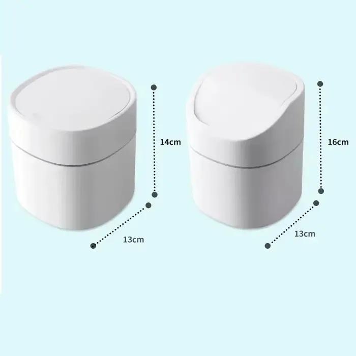 1 PC Mini petite poubelle bureau poubelle Table familiale poubelle en plastique fournitures de burea