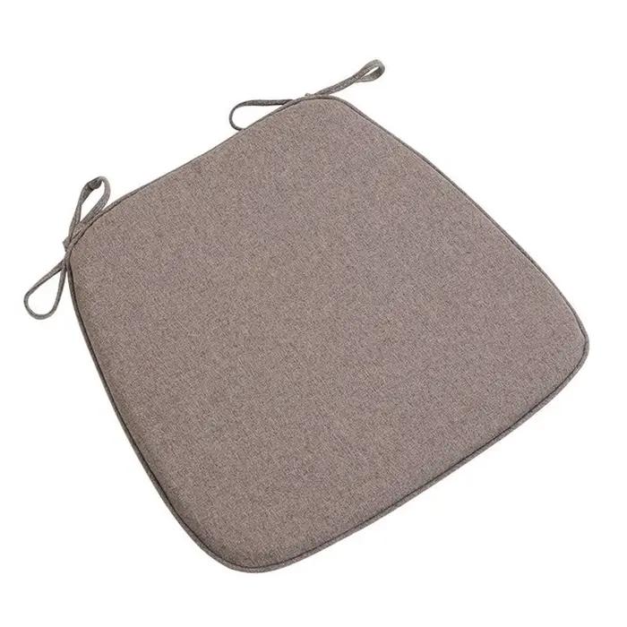 Coussinets de chaise coussins de siège antidérapants coussin de chaise doux avec attaches coussin de