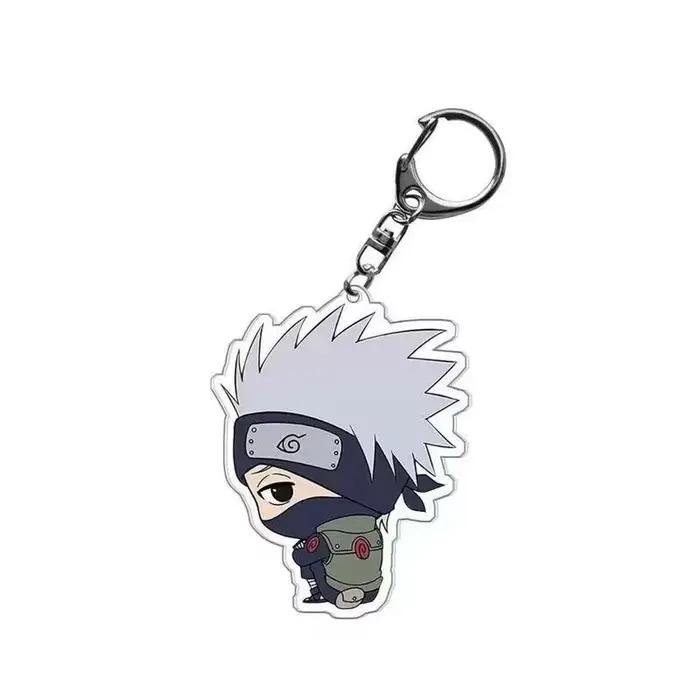 Nouveau Pendentif Naruto Version Q, Décoration en Acrylique Naruto Sasuke, Accessoire Anime, Porte-c
