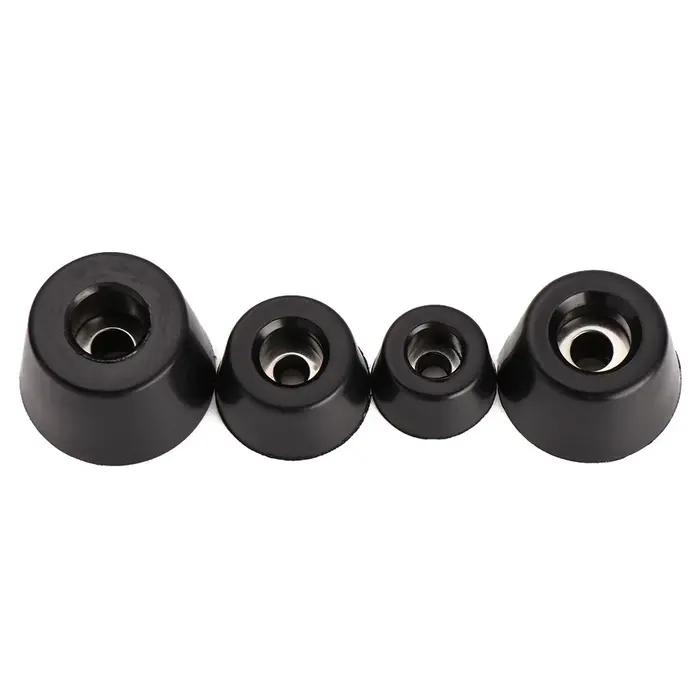 Pieds de meubles antidérapants, 10 pièces, haut-parleur noir, boîte de Table de lit, coussinet de ch