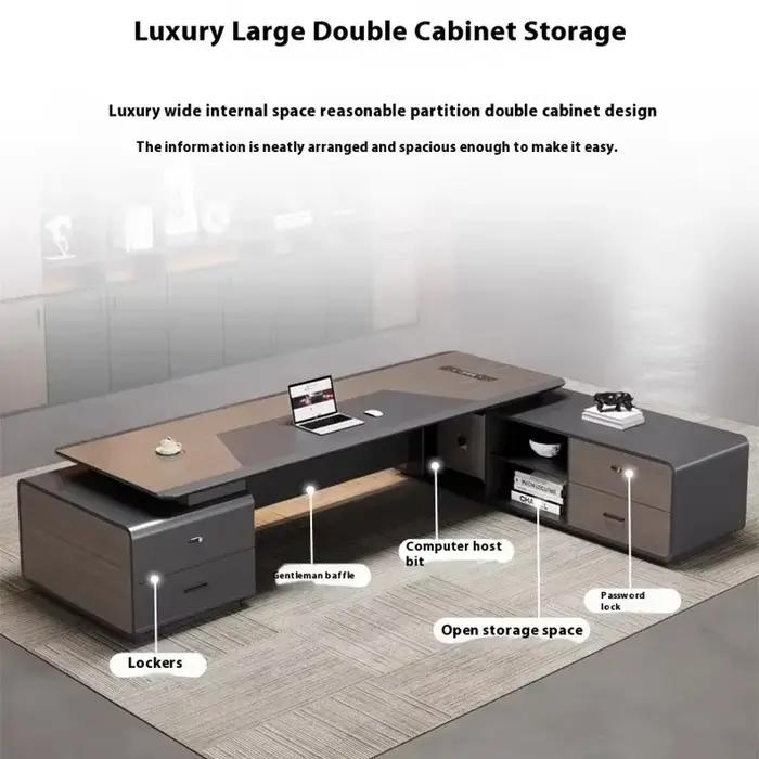 Bureau debout exécutif Pro, organisateur de charge intelligent, contrôle de mouvement ergonomique, S