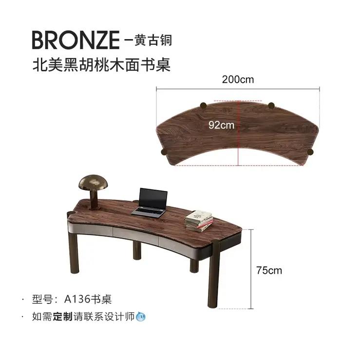 Bureau d'angle De luxe à la mode, élégance européenne, Escritorios De Ordenador modernes, crée un es