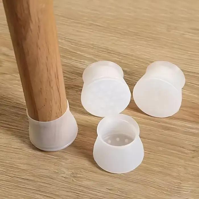 20 pièces/ensemble protecteurs de jambes de chaise de meubles, couvre-pieds de chaise en Silicone, c