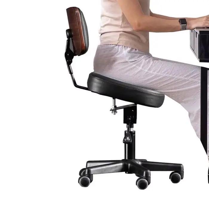 Chaise de bureau d'équilibre réglable-Support arrière siège coudé hauteur et chaise d'étude d'ordina