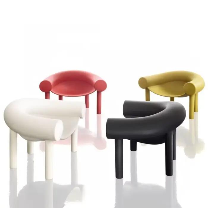 Chaise Tellurium à dossier souple, canapé Simple Ins scandinave, Simple, moderne, pour salon, hôtel,