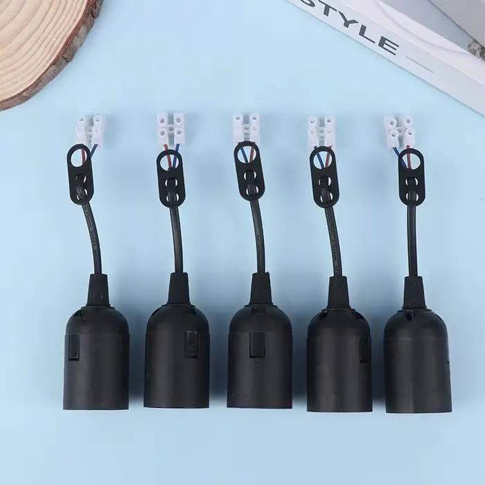 Support de lampe E27, 5 pièces, douille de Construction, support de lampe avec câble, douille de cha