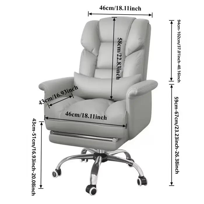 Chaises d'ordinateur à domicile chaises de jeu de bureau avec repose-pieds chaise de bureau Support 