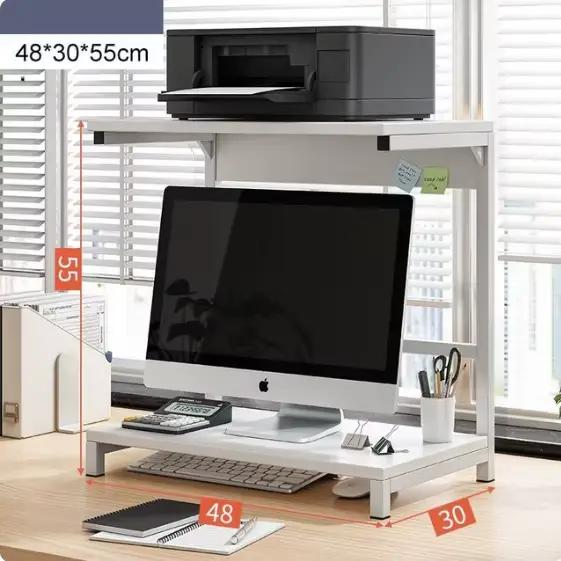Organisateur d'étagère de bureau, support d'étagère de bureau, rangement de bureau pour ordinateur p