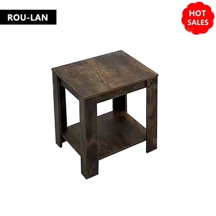 Table d'appoint Table de chevet Salon Canapé Bras Tables de chevet Petits espaces Supports d'angle d