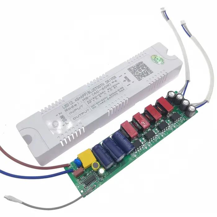 Pilote de gradation intelligent avec télécommande RF, AC220V, 2.4G, 18-40W, 36-50W, 40-60W, 50-72W, 