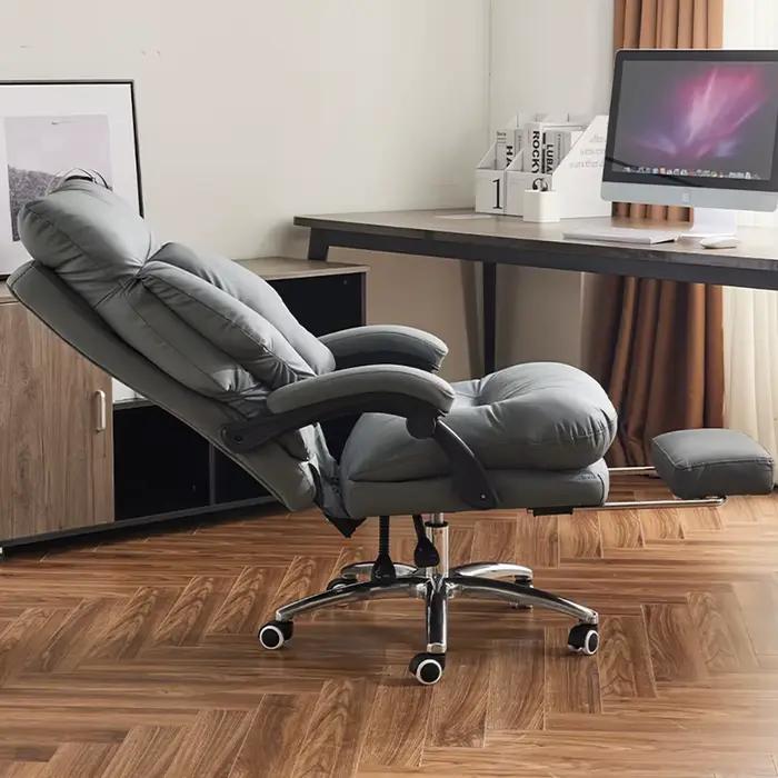Chaise de Bureau Ergonomique Nordique de Luxe, Fauteuil Moderne et Confortable, Mobilier de Jeu Rela