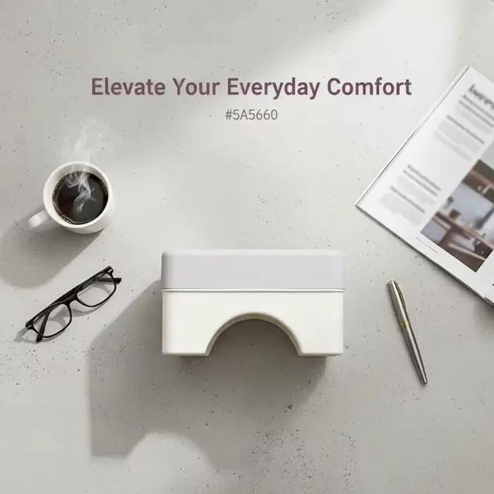 Repose-pieds ergonomique en PP pour bureau