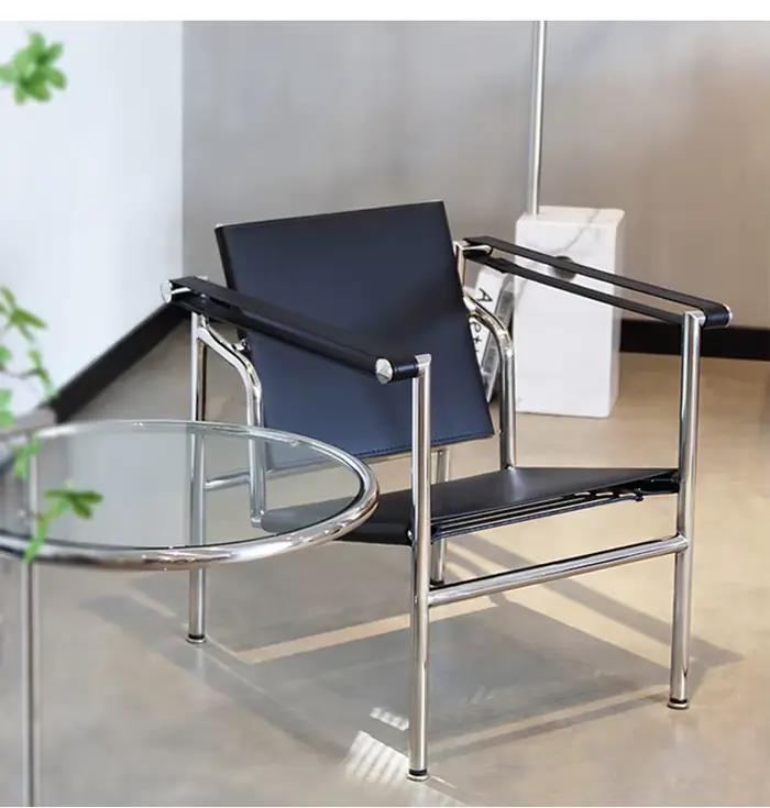 Chaise de fauteuil de style Kevin en cuir PU
