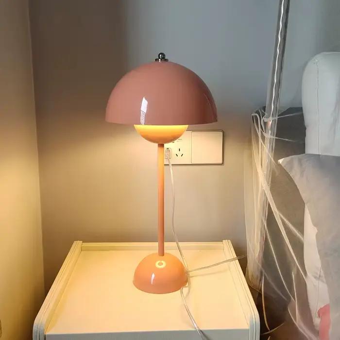 E27 champignon lampadaire moderne décoration de la maison lumière salon chambre haut de gamme Art atmosphère lampes LED Table lumières éclairage