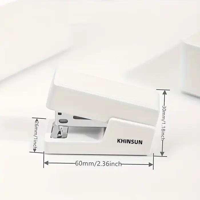 KHINSUN Mini agrafeuse ensemble Portable couleur papier reliure Machine utiliser 24/6 26/6 agrafes mode papeterie fournitures de bureau