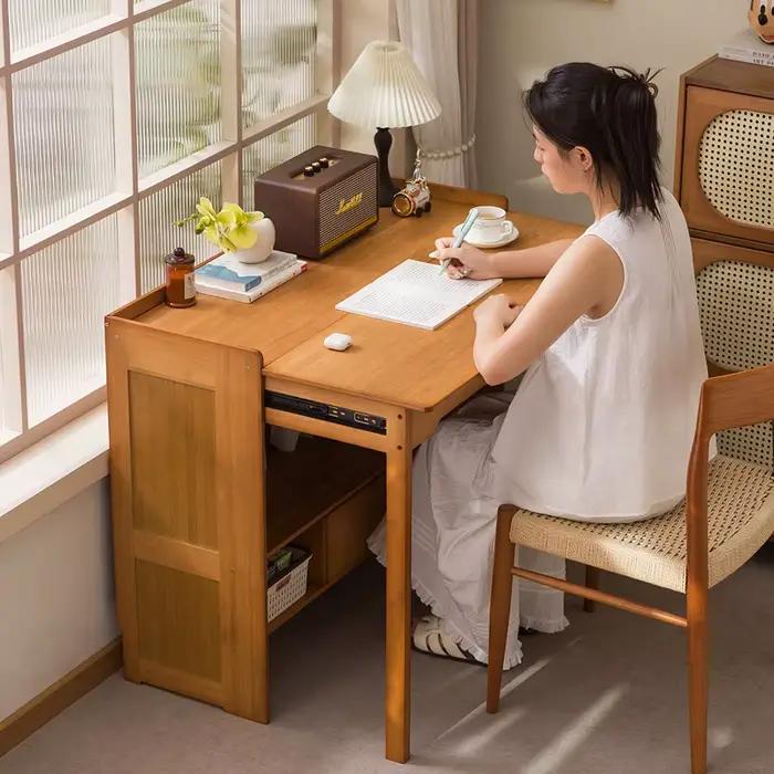 Combinaison de bibliothèque et de bureau d'écriture pour élèves du primaire et du secondaire, bureau à domicile, bureau d'ordinateur, table d'étude