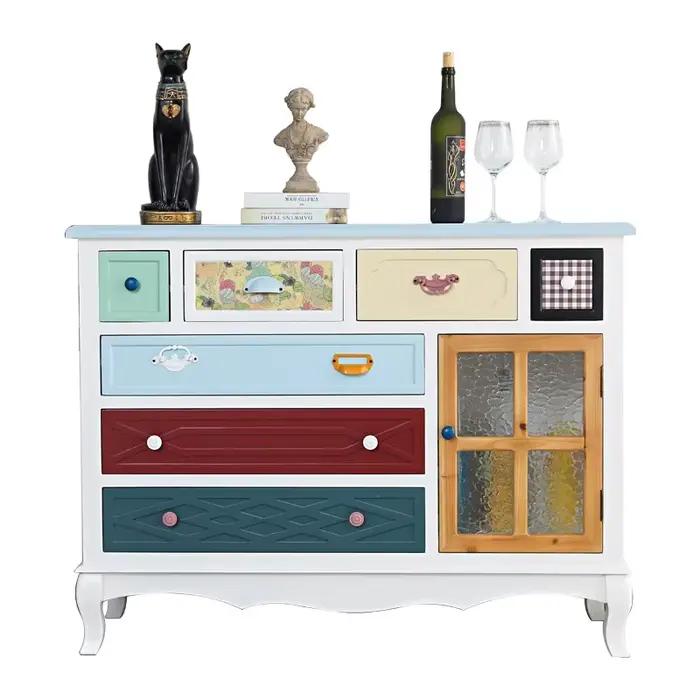 Etagère portes salon armoires affichage anti-poussière artisanat organisateur armoire côté d'entrée Woonkamer Kasten accessoires pour la maison