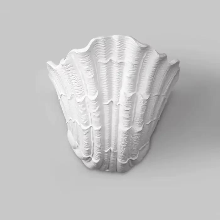 Lampes murales françaises luxueux Baroque Art coquille appliques murales salon chambre Table de chevet étude Restaurant café décor à la maison éclairage