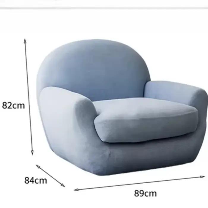 Fauteuil pivotant pliable au design relaxant