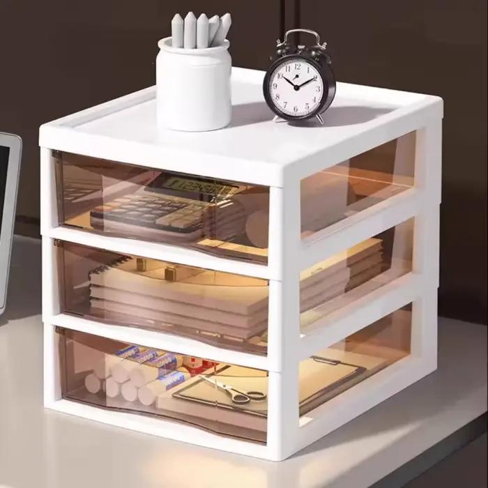 Meuble de rangement à roulettes sous le bureau
