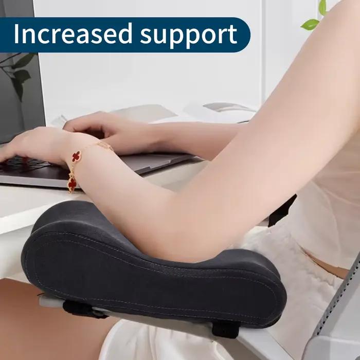 1 paire de coussinets d'accoudoir de chaise en coton à mémoire de forme