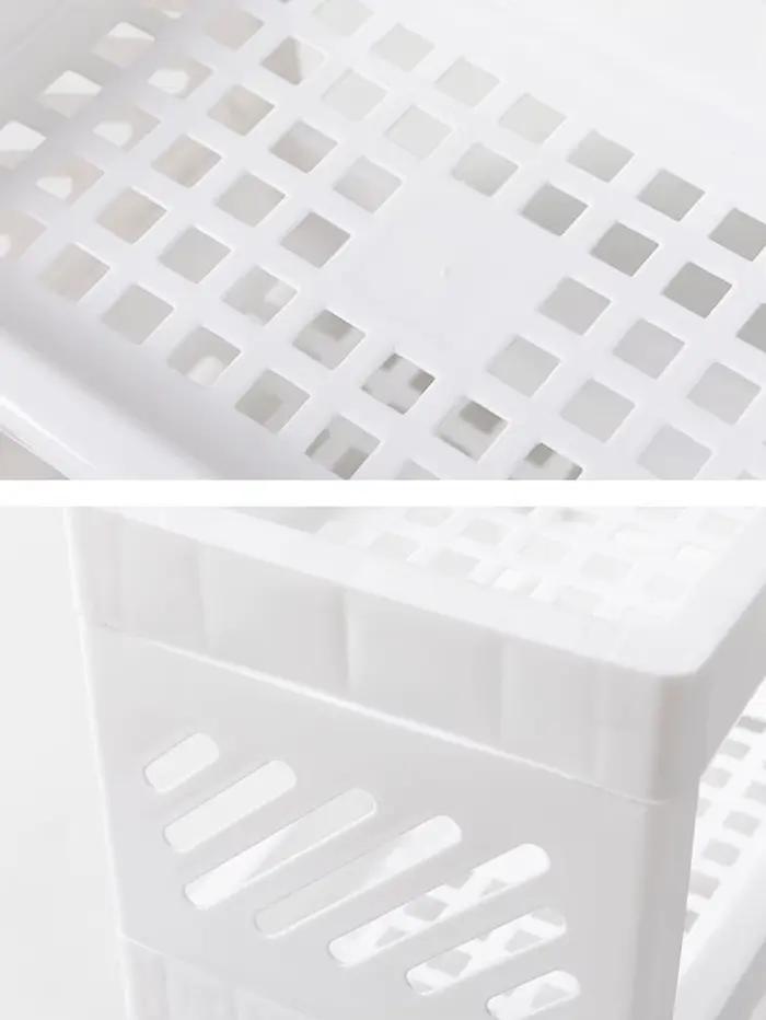 Support de rangement de bureau Double couche en PP