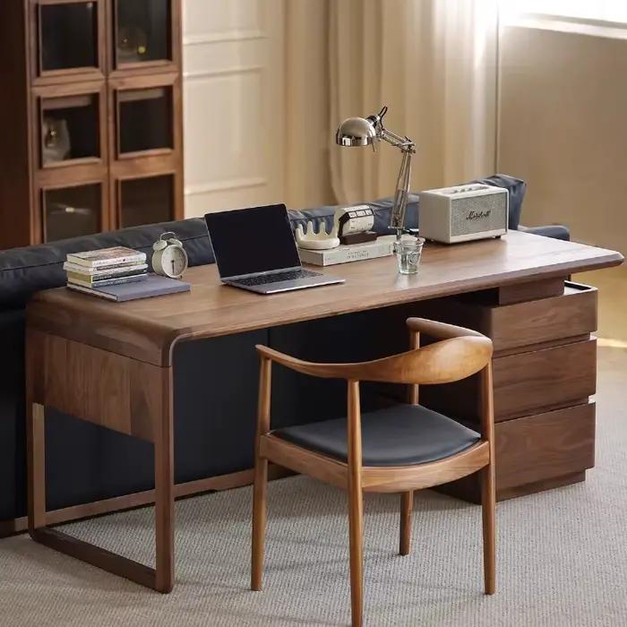 Tiroir de rangement pour bureau en bois moderne 160cm 180cm design gain de place mobilier commercial bureau ordonné élégant