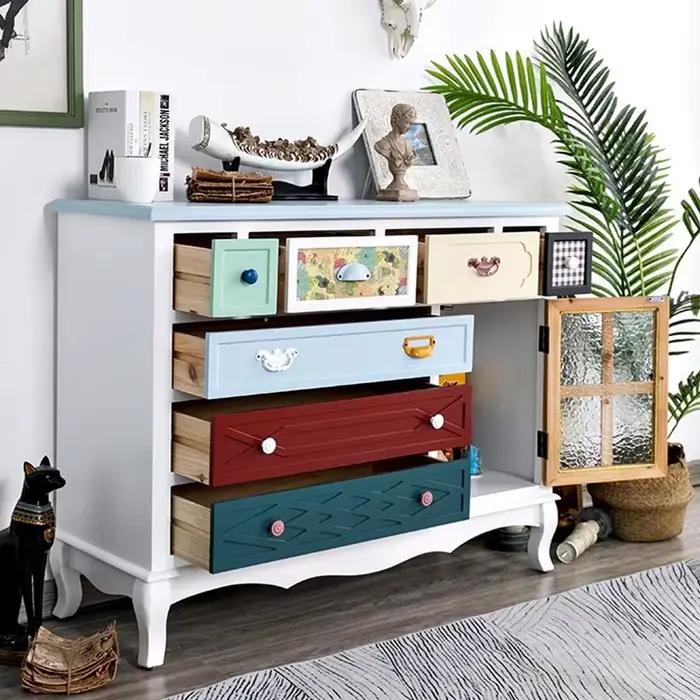 Etagère portes salon armoires affichage anti-poussière artisanat organisateur armoire côté d'entrée Woonkamer Kasten accessoires pour la maison